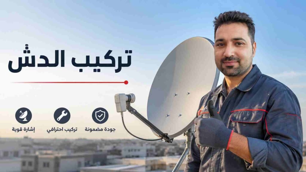 تركيب الدش
