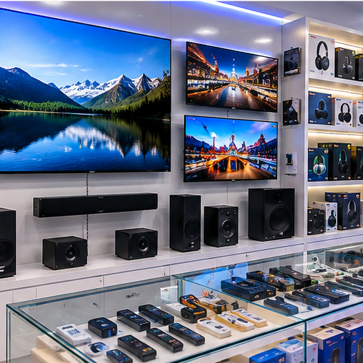 Inside the store