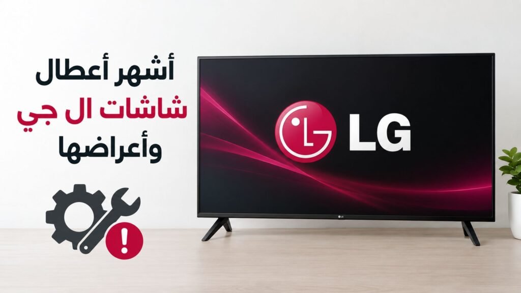 أشهر أعطال شاشات ال جي وأعراضها